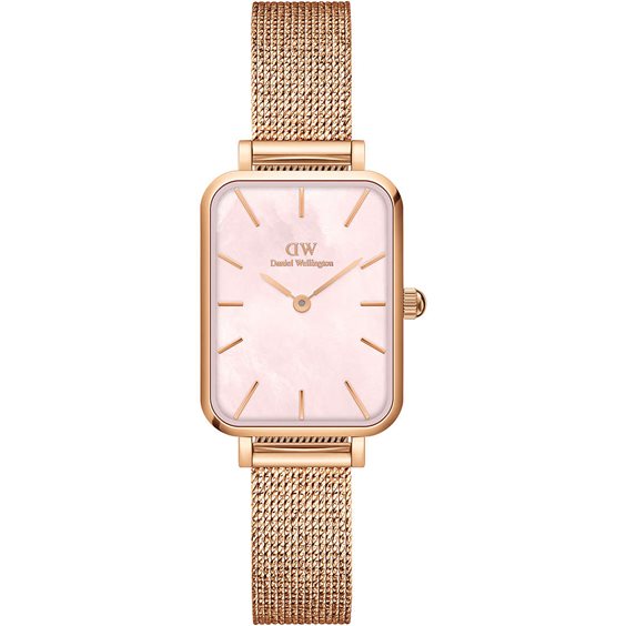 Orologio Daniel Wellington Donna QUADRO PRESSED MELROSE in Acciaio DW00100510 - DW00100510